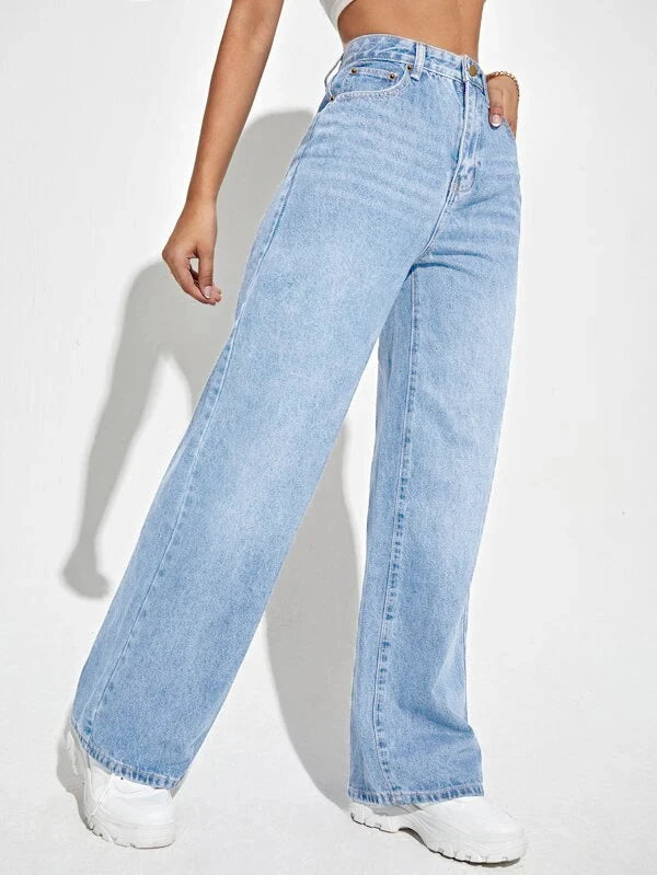 JENNA™ - WIDE LEG JEANS